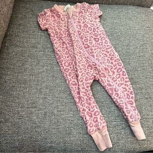 parade organic '2-way' zip baby romper short sleeve